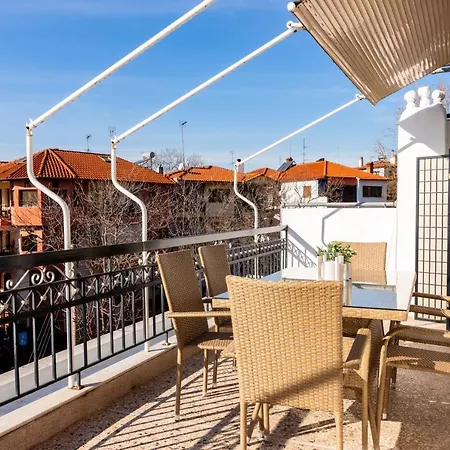 公寓 F & B Collection - Seaview 2 Bedroom Penthouse 塞萨洛尼基